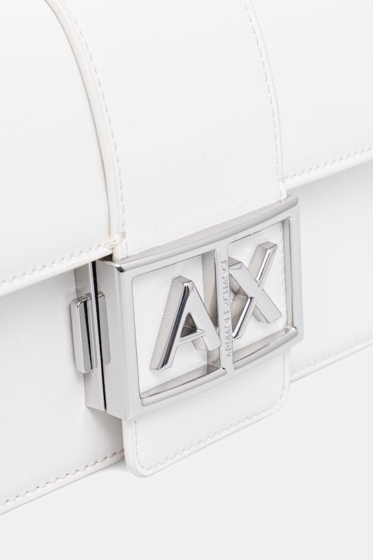 Armani Exchange listonoszka damska z imitacji skóry biały XW000071.AF12039