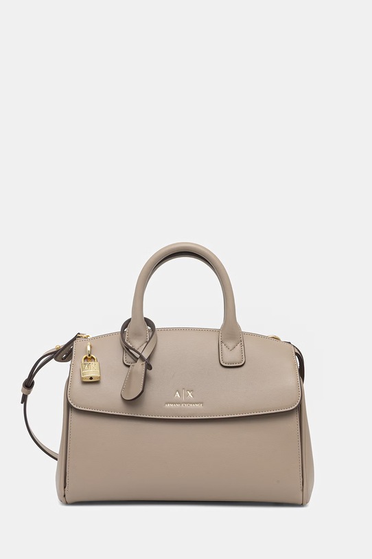 Kabelka Armani Exchange jednofarebný béžová XW000307.AF12040