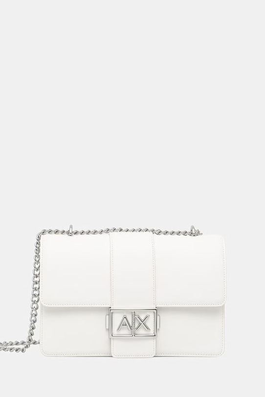 Kabelka Armani Exchange jednofarebný biela XW000070.AF12039