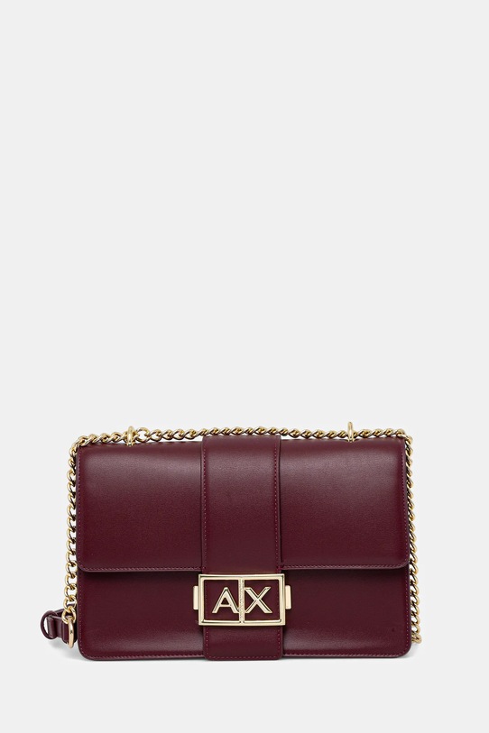 Armani Exchange torebka nie mieści A4 bordowy XW000070.AF12039