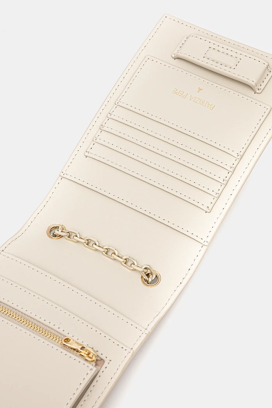 Кожаная сумочка Patrizia Pepe 2Q0007.L061 бежевый