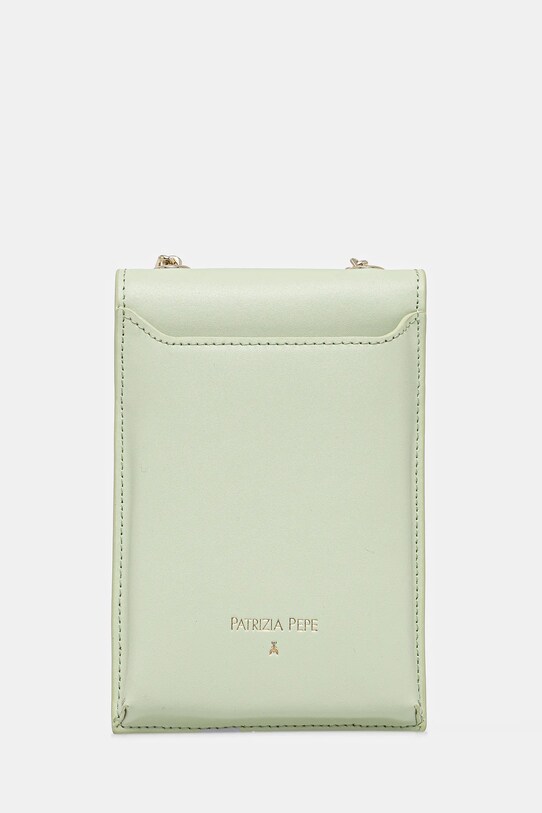 Accesorii Patrizia Pepe poseta de piele 2Q0007.L061 verde
