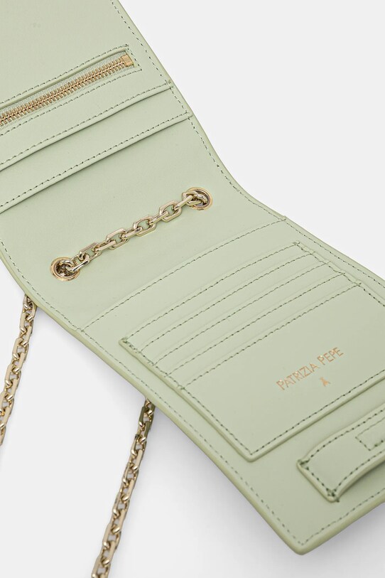 Patrizia Pepe poseta de piele verde 2Q0007.L061