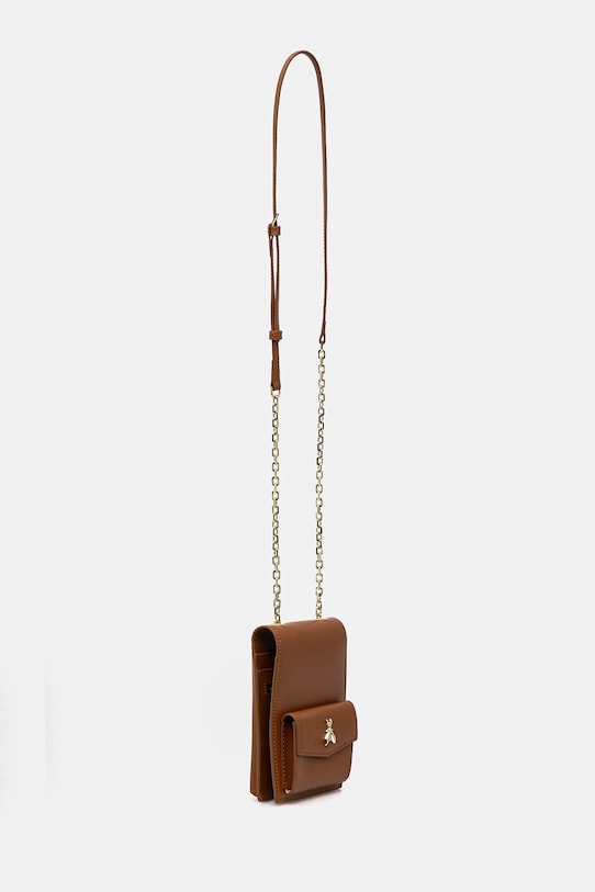 Kožená kabelka Patrizia Pepe 2Q0007.L061 béžová SS25