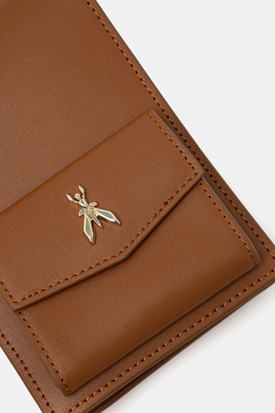 Kožená kabelka Patrizia Pepe béžová 2Q0007.L061