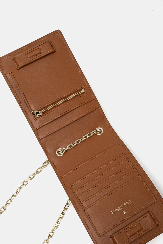 Kožená kabelka Patrizia Pepe 2Q0007.L061 béžová