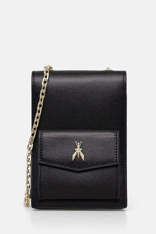 Patrizia Pepe poseta de piele uni negru 2Q0007.L061