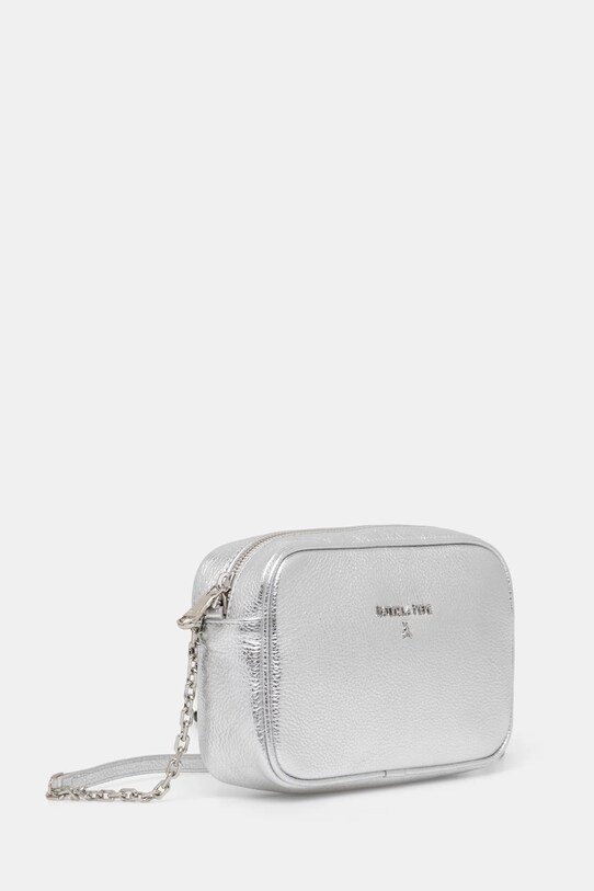 Patrizia Pepe poseta de piele 8B0071.L138 argintiu SS25