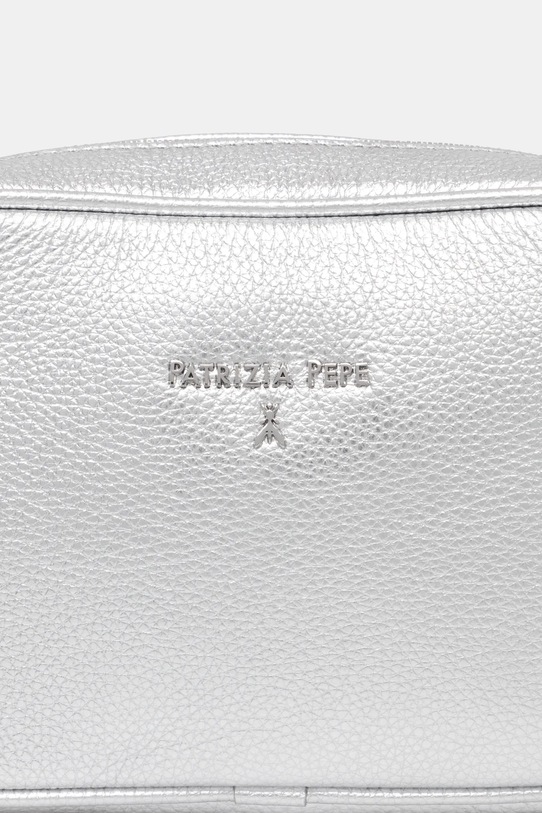 Кожаная сумочка Patrizia Pepe серебрянный 8B0071.L138