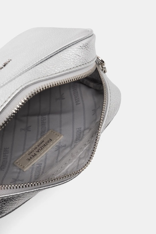 Кожаная сумочка Patrizia Pepe 8B0071.L138 серебрянный