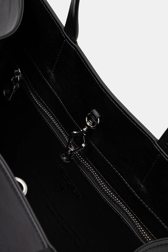 Kožená kabelka Patrizia Pepe černá 8B0172.L145