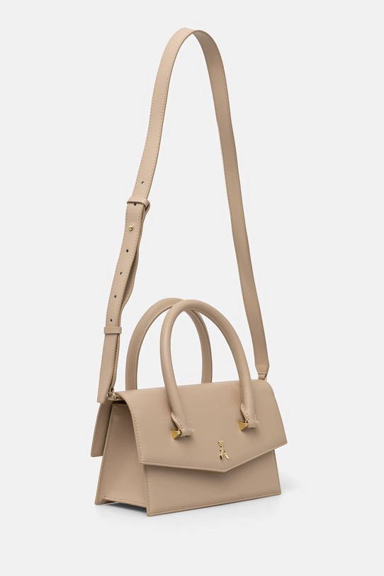 Patrizia Pepe torebka skórzana 8B0199.L061 beżowy SS25