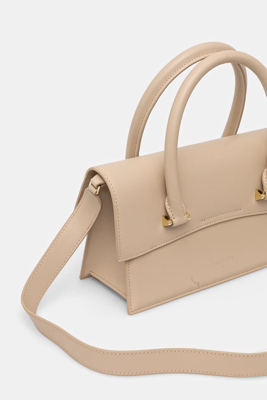 Akcesoria Patrizia Pepe torebka skórzana 8B0199.L061 beżowy