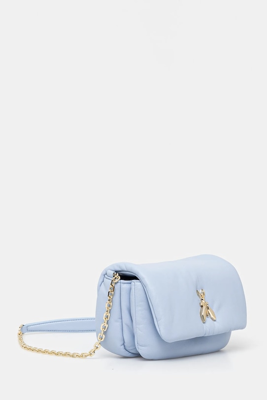 Patrizia Pepe torebka skórzana 8B0219.L113 niebieski SS25