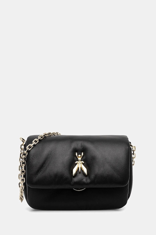 Patrizia Pepe torebka skórzana skóra licowa czarny 8B0219.L113