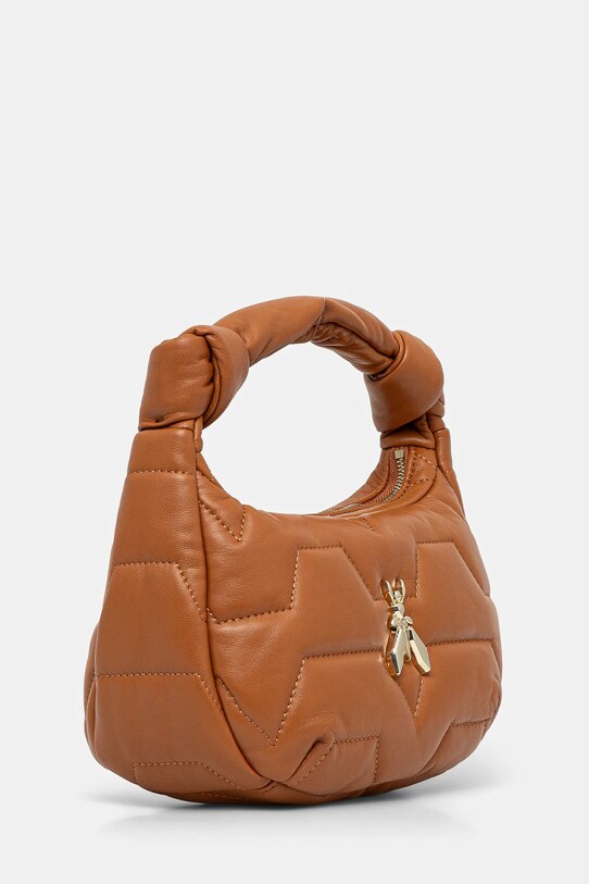 Шкіряна сумочка Patrizia Pepe 8B0223.L006 коричневий SS25