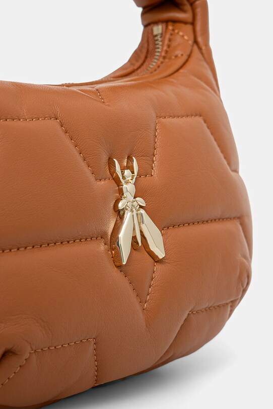 Patrizia Pepe torebka skórzana brązowy 8B0223.L006