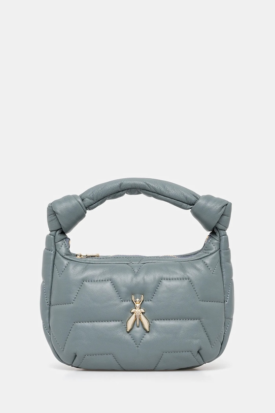 Kožená kabelka Patrizia Pepe přírodní kůže zelená 8B0223.L006