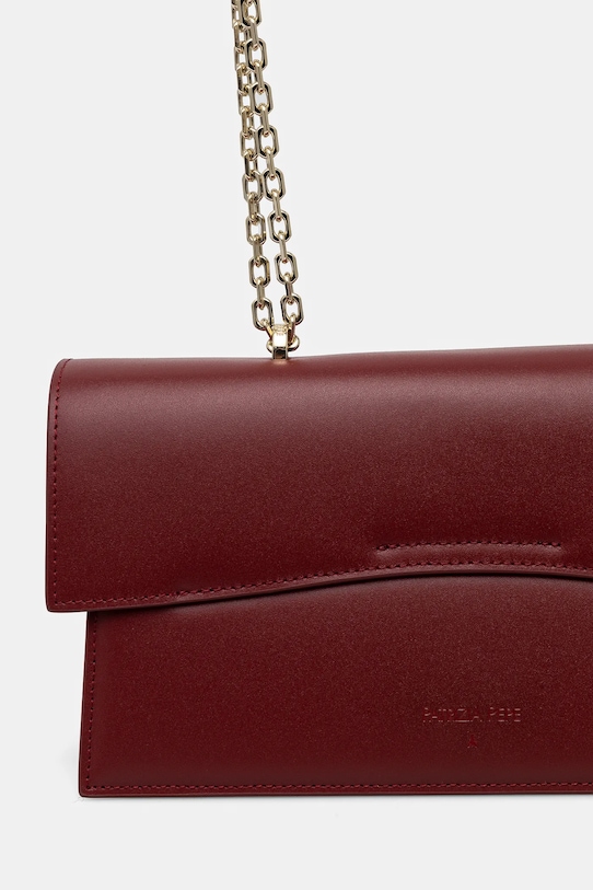 Akcesoria Patrizia Pepe torebka skórzana 8B0225.L061 czerwony