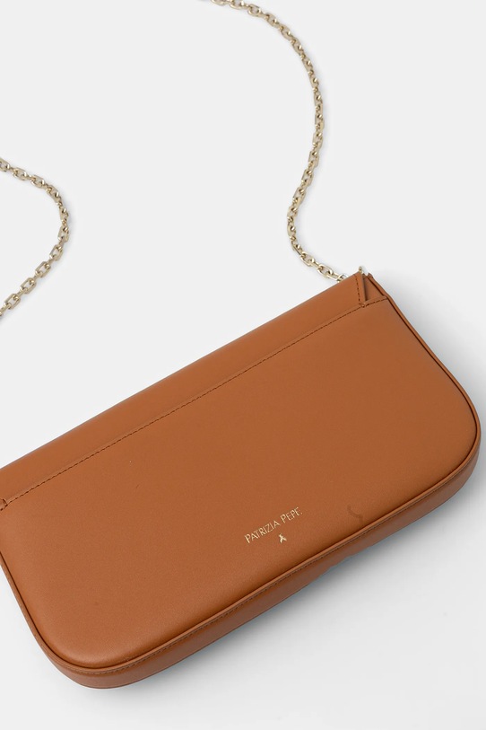 Accesorii Patrizia Pepe poseta de piele 8B0229.L061 maro