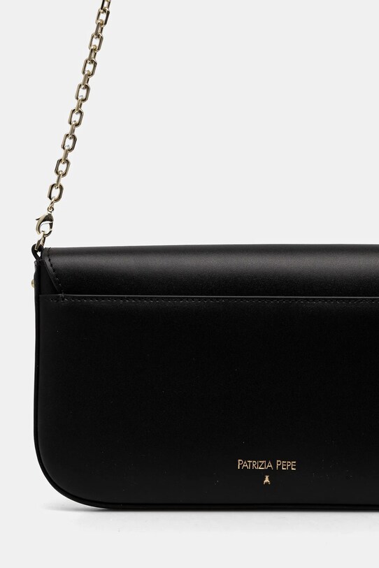 Accesorii Patrizia Pepe poseta de piele 8B0229.L061 negru