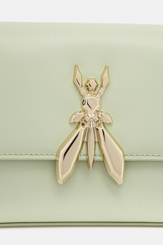 Δερμάτινη τσάντα Patrizia Pepe 8B0231.L061 πράσινο