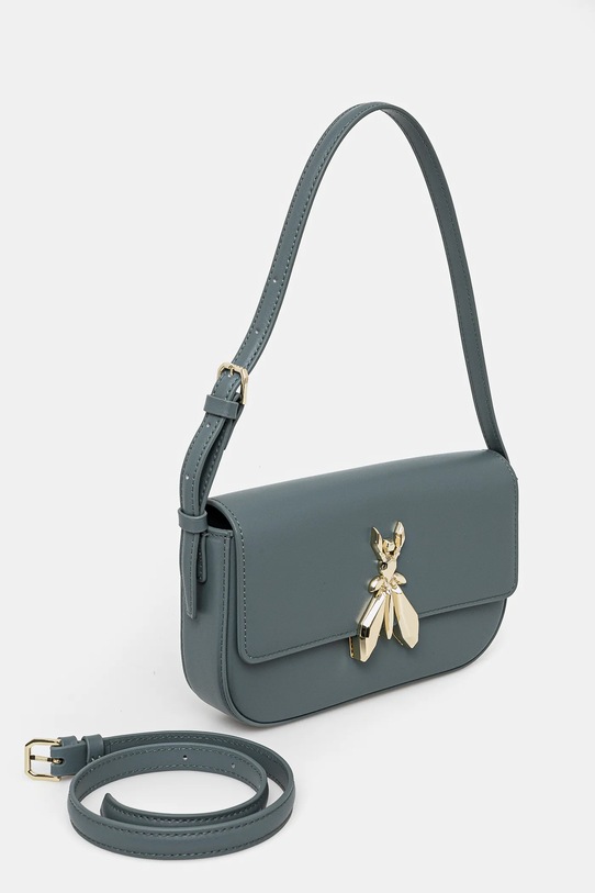 Kožená kabelka Patrizia Pepe 8B0231.L061 zelená SS25