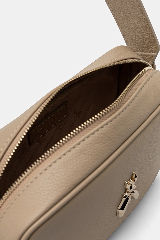 Kožená kabelka Patrizia Pepe 8B0232.L001 béžová