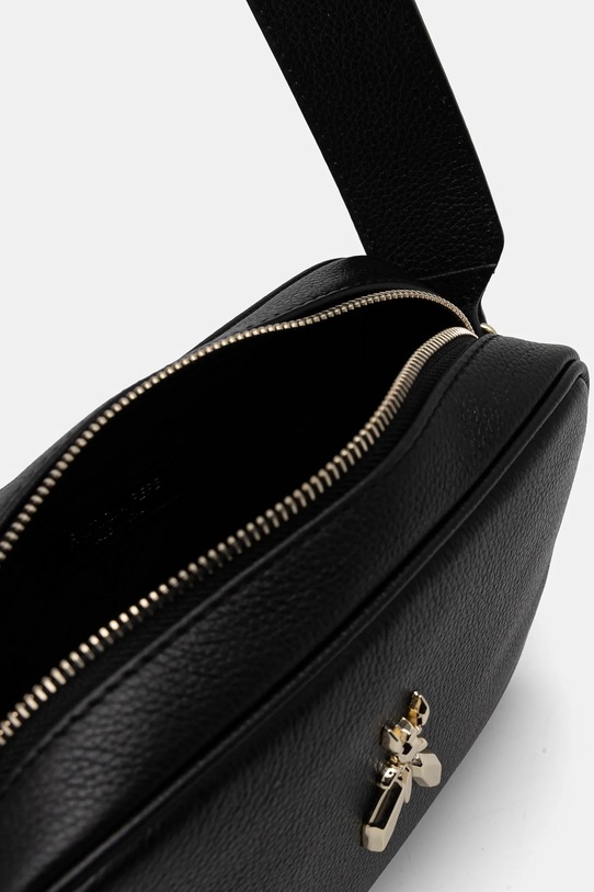 Kožená kabelka Patrizia Pepe 8B0232.L001 černá