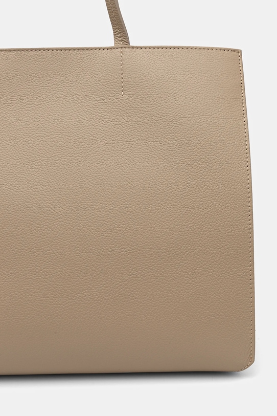 Akcesoria Patrizia Pepe torebka skórzana 8B0235.L001 beżowy