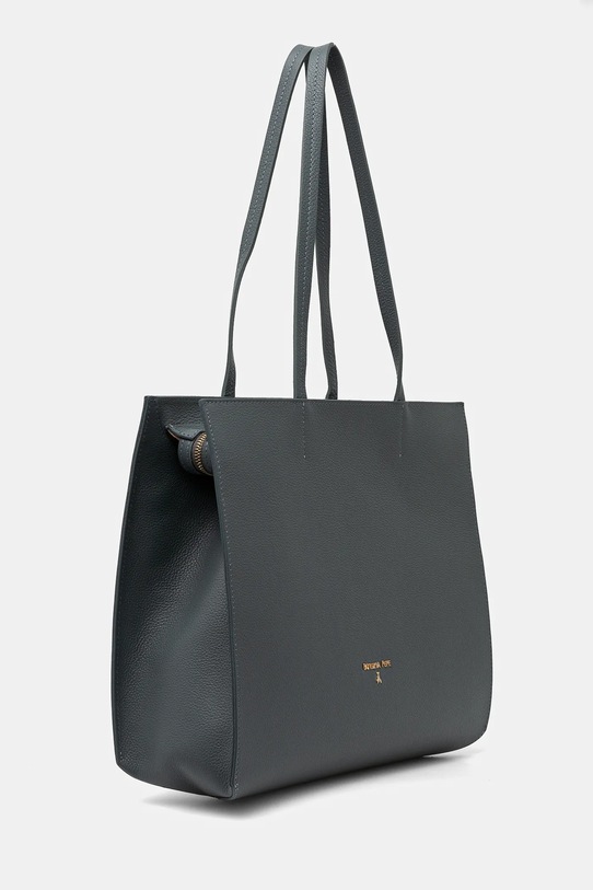 Kožená kabelka Patrizia Pepe 8B0235.L001 zelená SS25