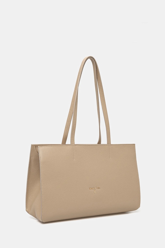 Patrizia Pepe torebka skórzana 8B0236.L001 beżowy SS25