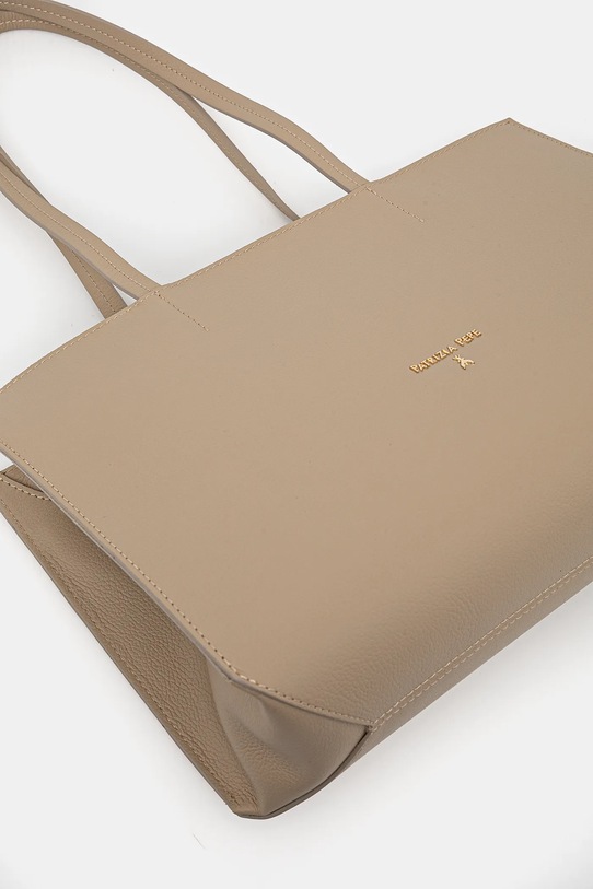 Patrizia Pepe torebka skórzana 8B0236.L001 beżowy