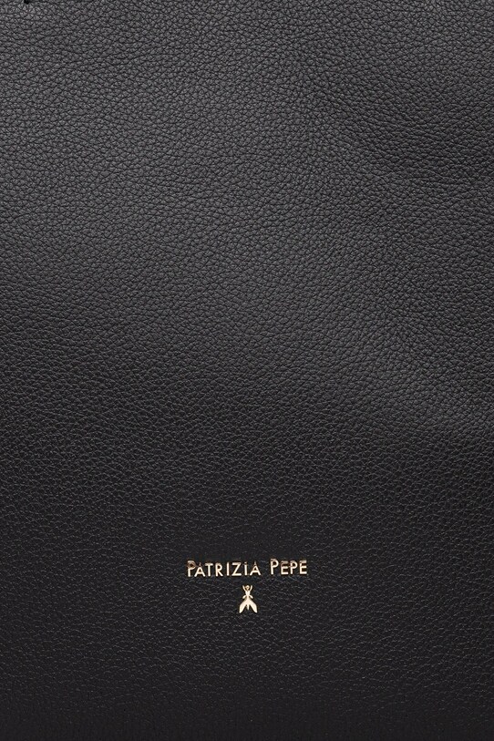 Кожаная сумочка Patrizia Pepe чёрный 8B0237.L001