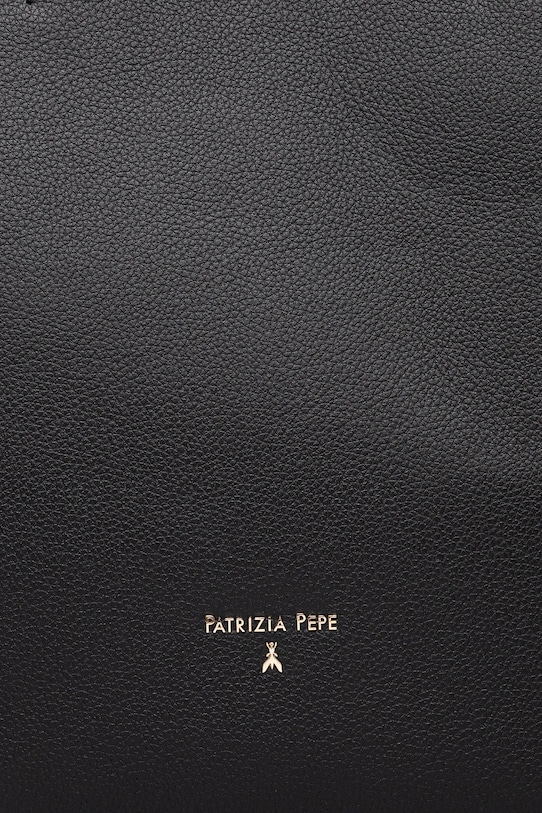 Шкіряна сумочка Patrizia Pepe чорний 8B0237.L001