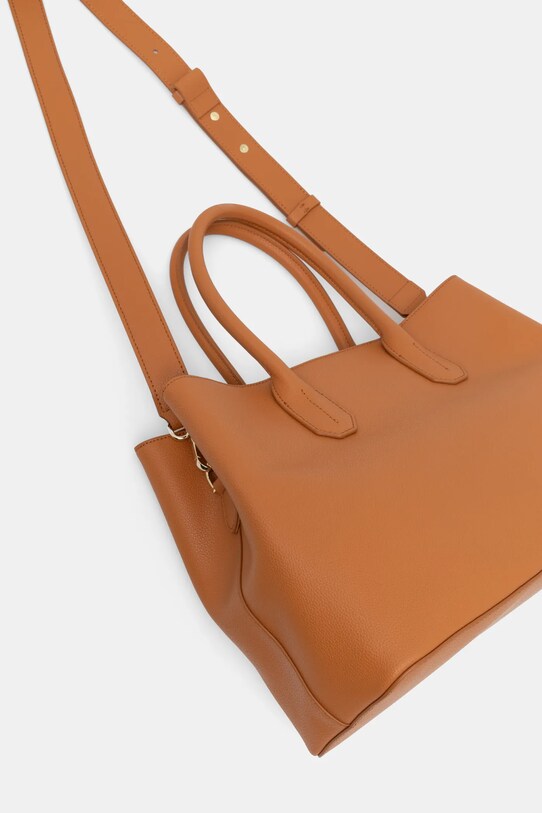 Accesorii Patrizia Pepe poseta de piele 8B0239.L001 maro