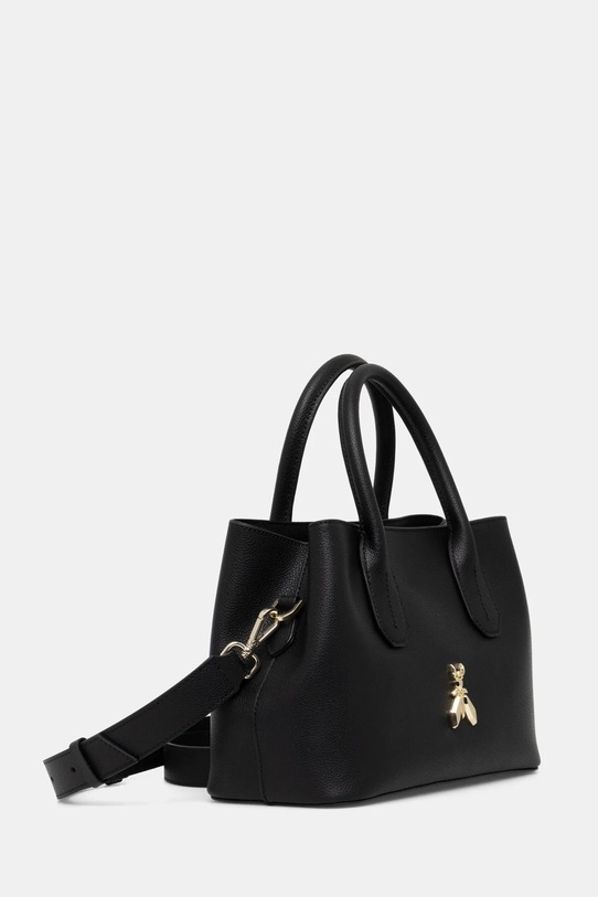 Kožená kabelka Patrizia Pepe 8B0240.L001 čierna SS25