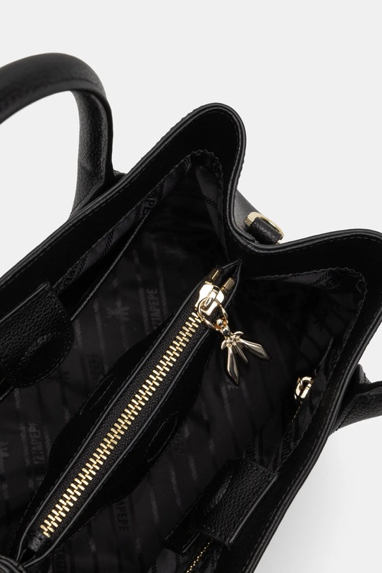 Kožená kabelka Patrizia Pepe 8B0240.L001 čierna