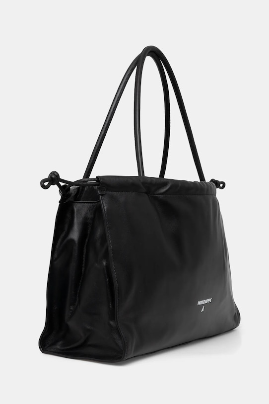 Кожена чанта Patrizia Pepe 8B0250.L147 черен SS25