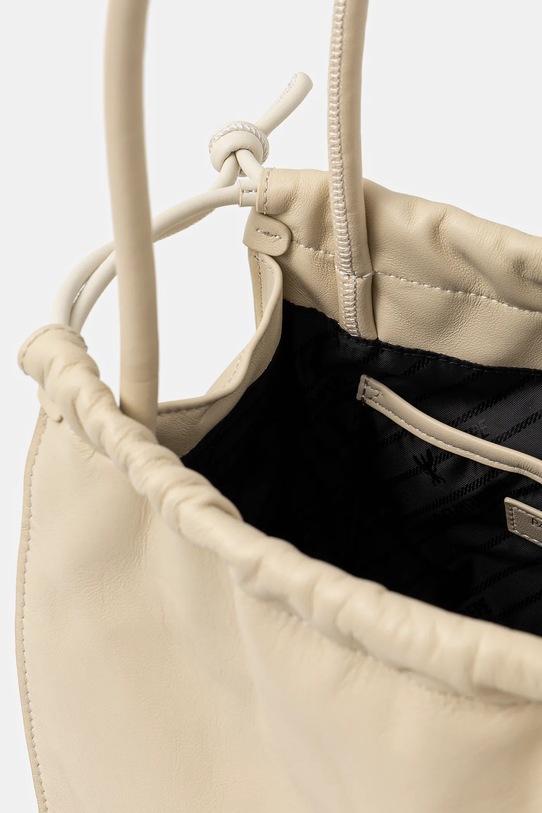 Кожаная сумочка Patrizia Pepe 8B0251.L147 бежевый