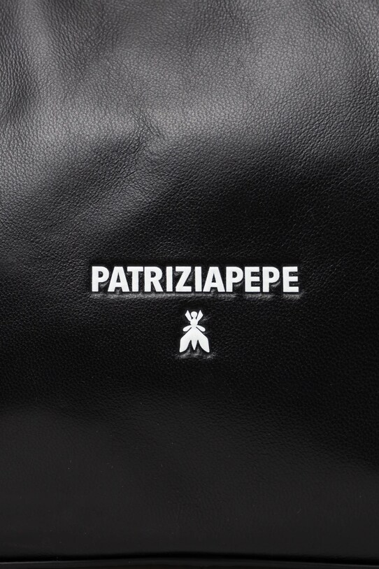Kožená kabelka Patrizia Pepe černá 8B0251.L147