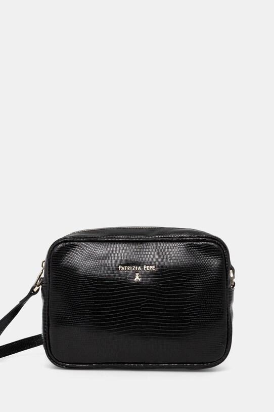 Patrizia Pepe poseta de piele uni negru 8B8985.L137