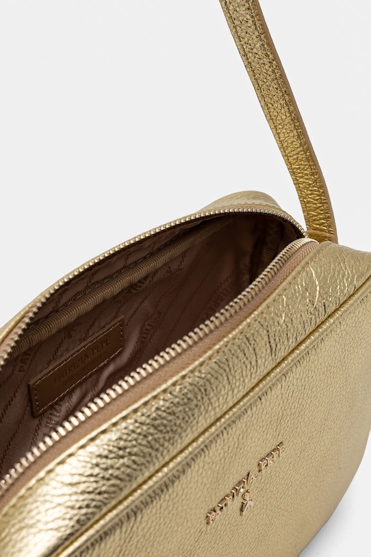 Шкіряна сумочка Patrizia Pepe золотий 8B8985.L138