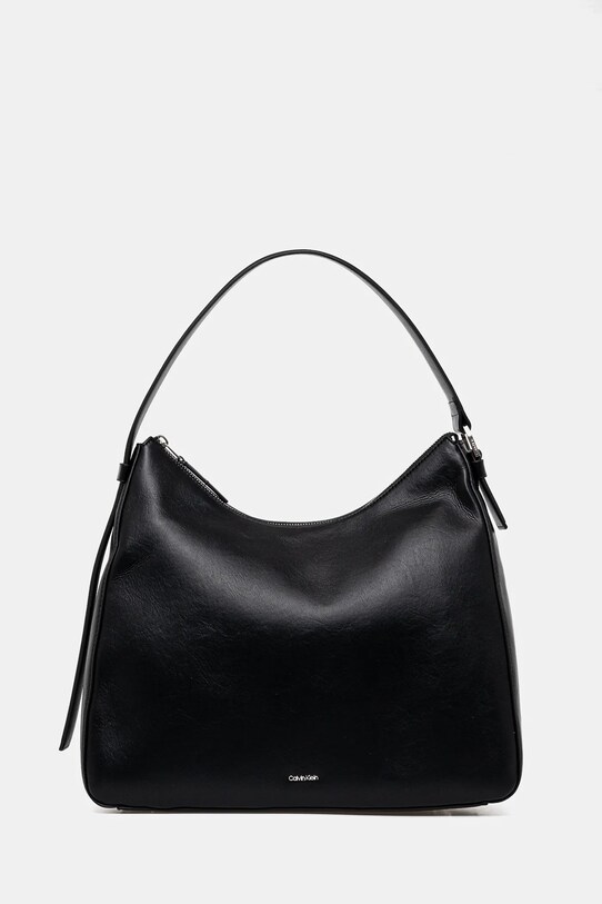 Kabelka Calvin Klein hladký černá K60K612766