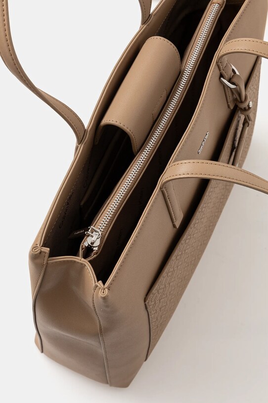 Calvin Klein torebka K60K612774 beżowy