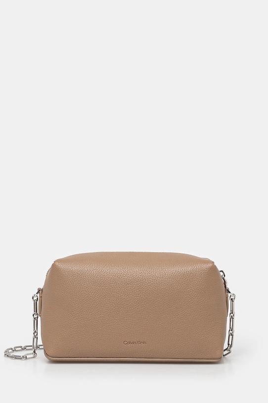 Чанта Calvin Klein изкуствен кафяв K60K612788