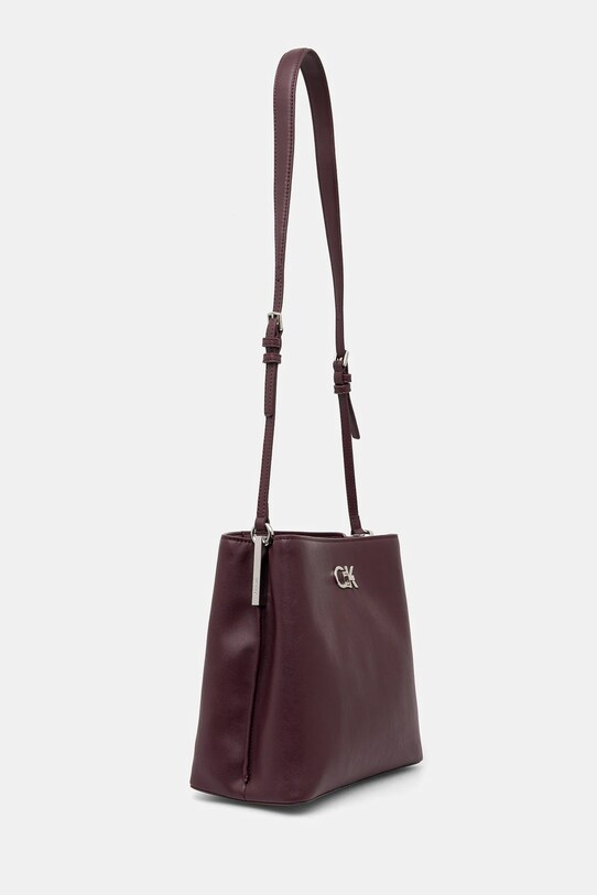 Kabelka Calvin Klein K60K612803 burgundské SS25