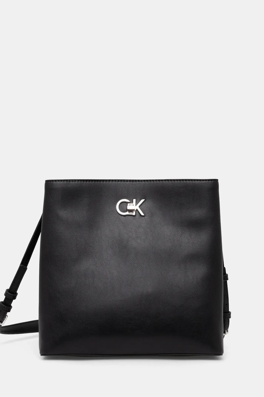Kabelka Calvin Klein hladký černá K60K612803