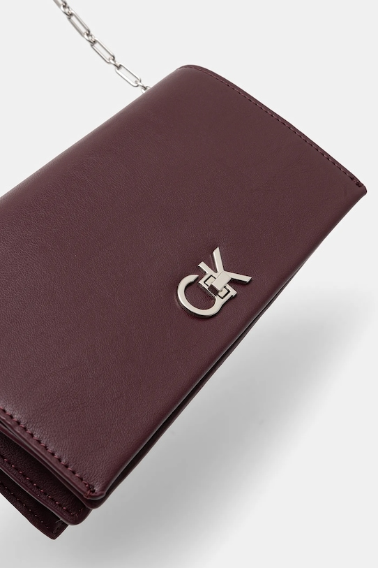 Kabelka Calvin Klein burgundské K60K612806