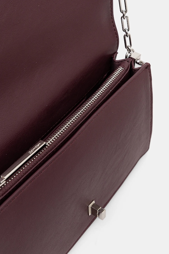 Kabelka Calvin Klein K60K612806 burgundské